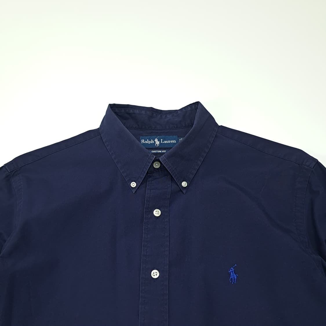 CL255 XL 폴로 00s 코튼 버튼다운 네이비 셔츠 남방 상품이미지2