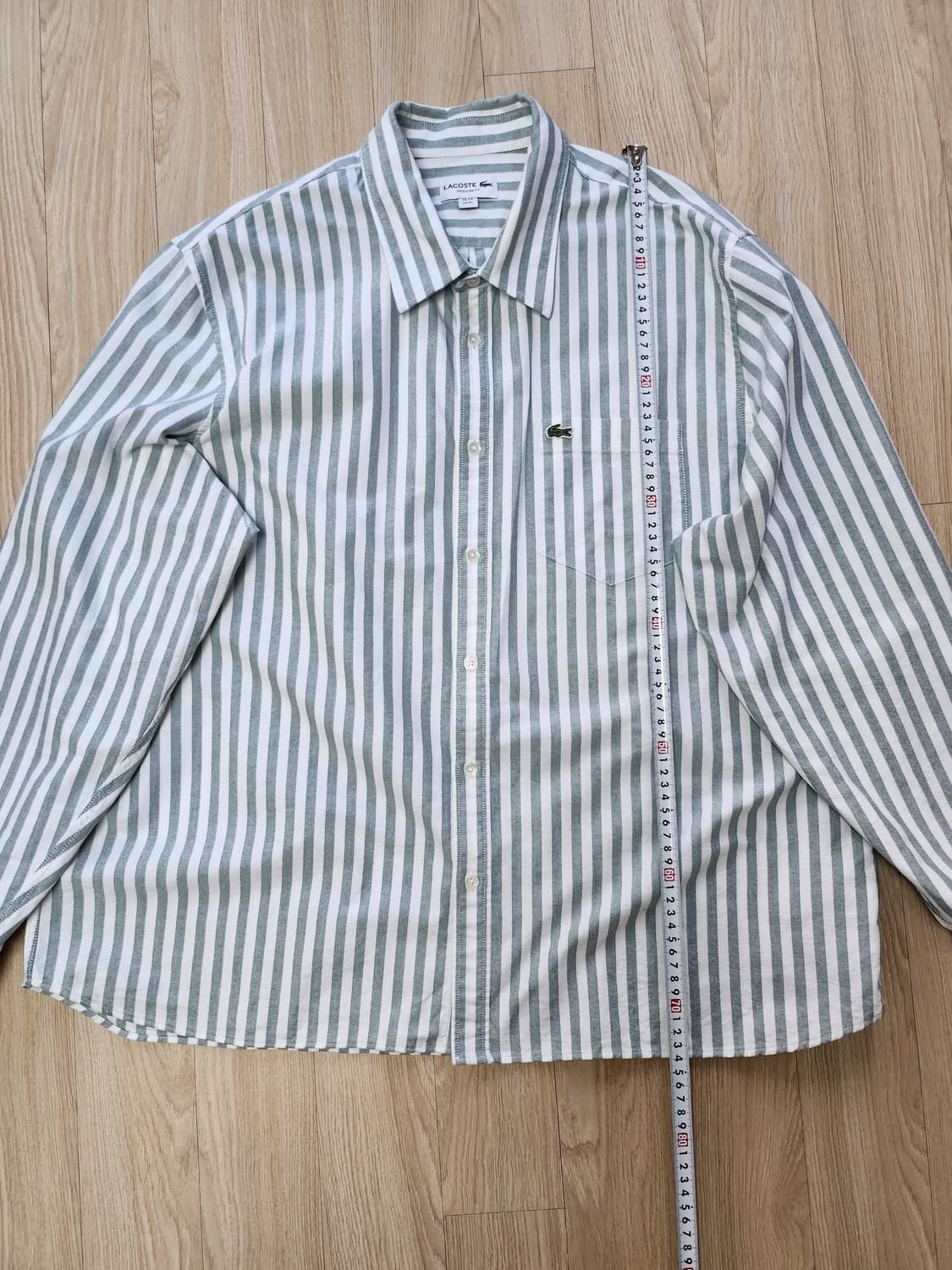 라코스테 스트라이프셔츠 (XL 상품이미지6