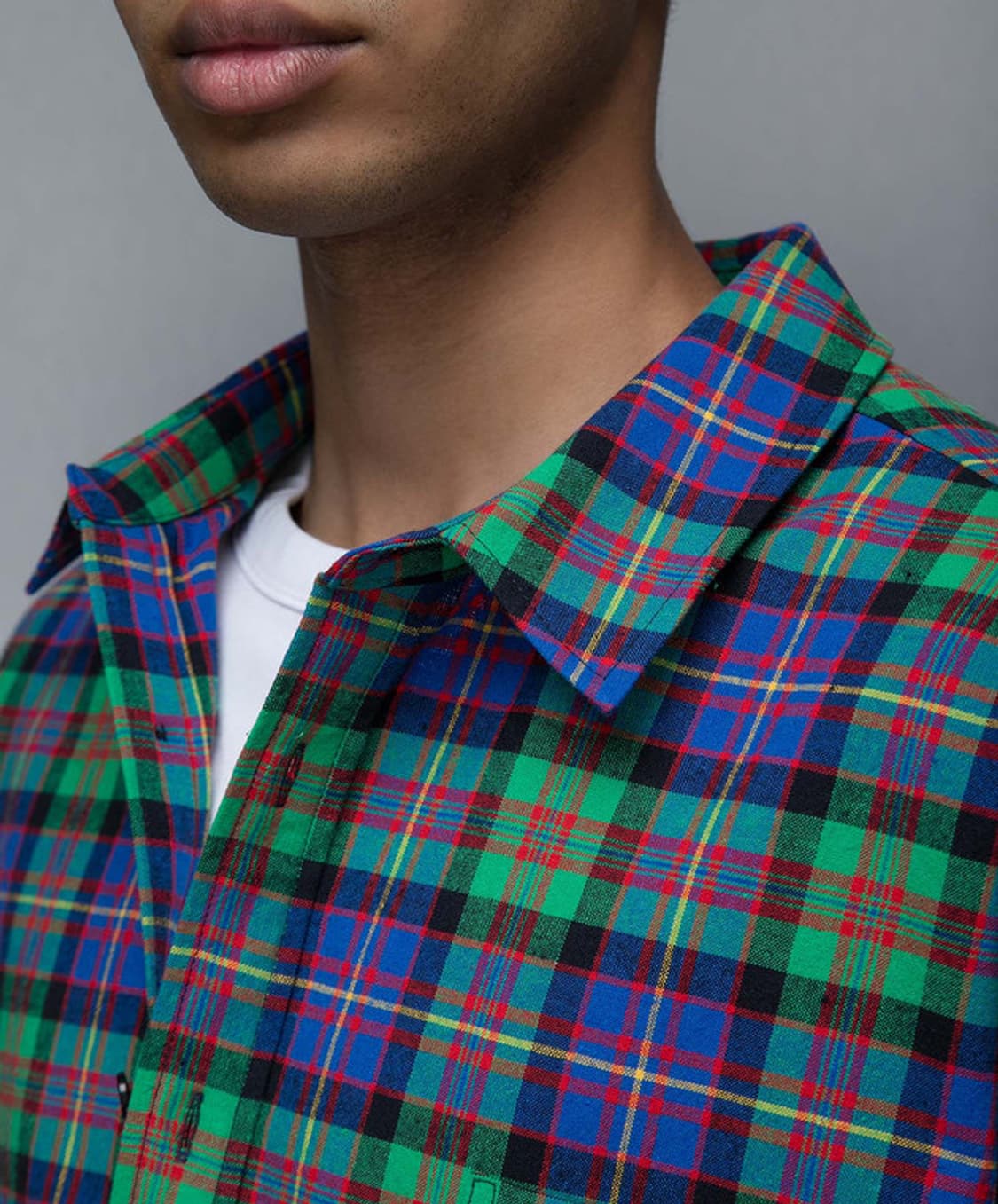 Juun.J [그린블루 루즈핏 클래식 셔츠 50] 상품이미지3