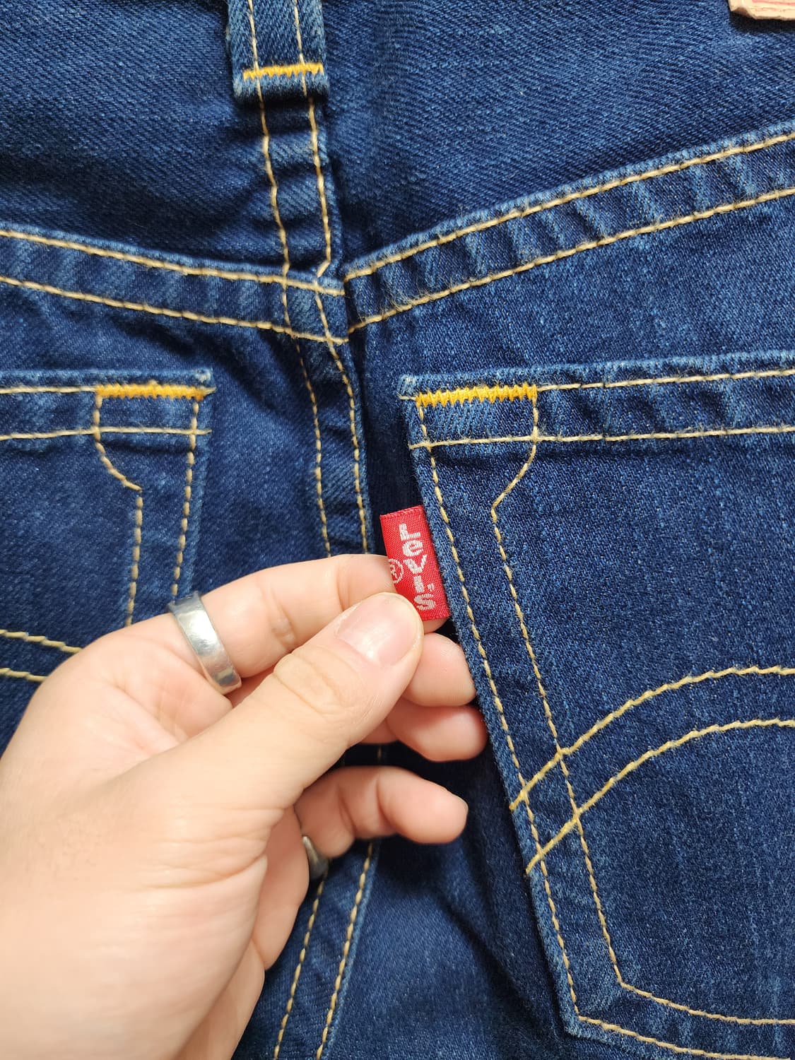 리바이스 TYPE1 아이코닉 스트레이트 진청바지  상품이미지4