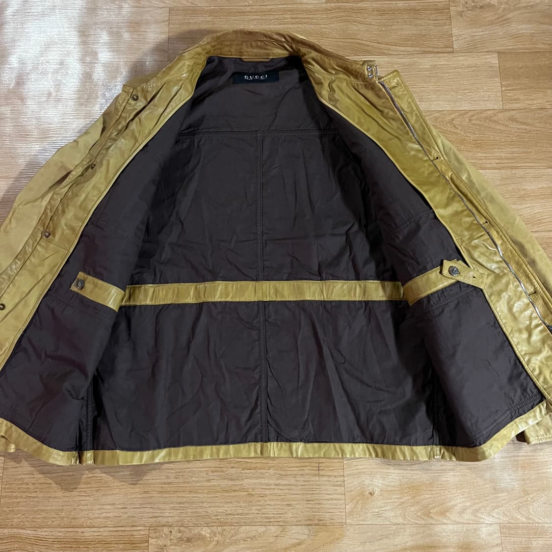 [105] 구찌 밀리터리 가죽자켓 상품이미지9