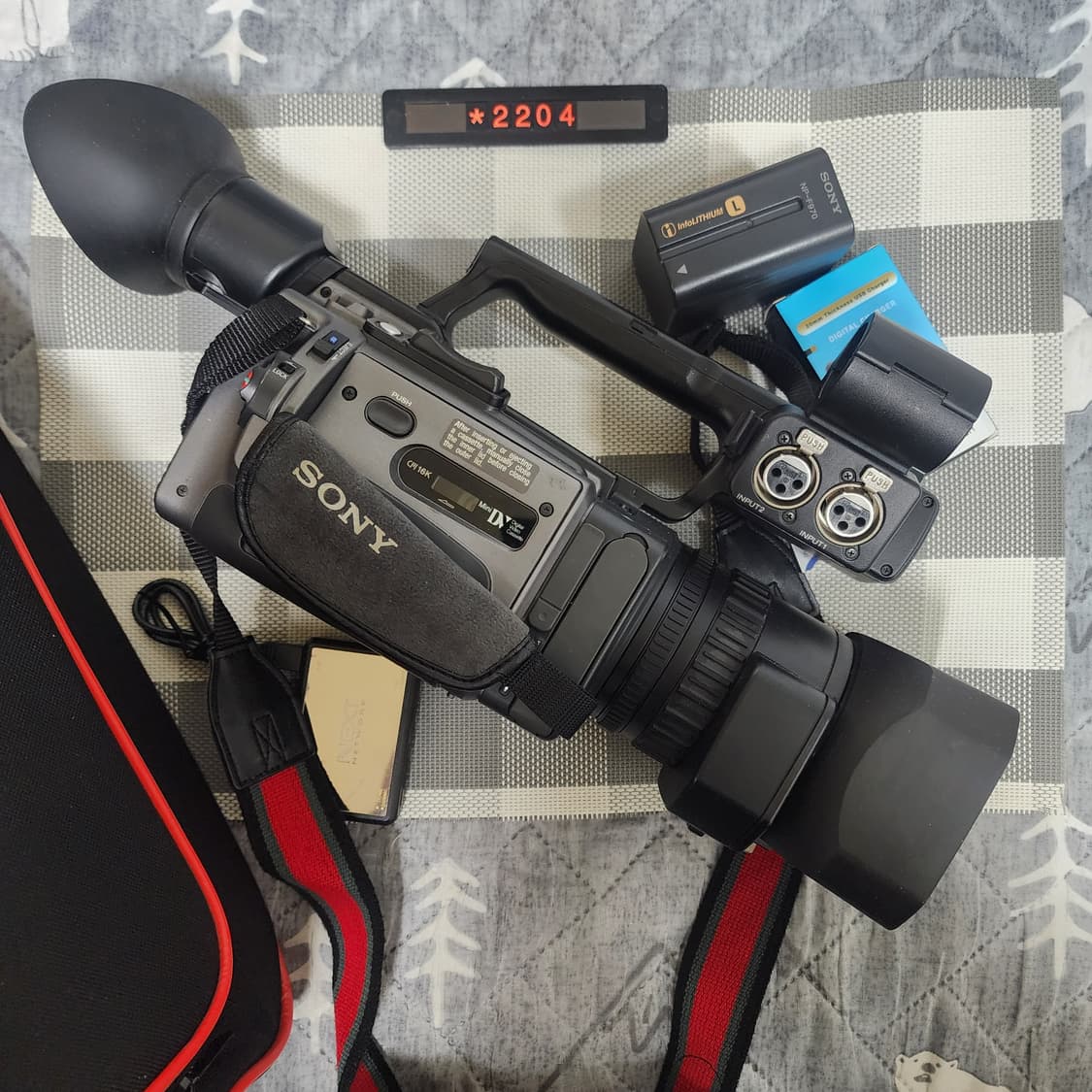 소니 DVCAM 6미리 DSR-PD 170 캠코더 가방세트 상품이미지3