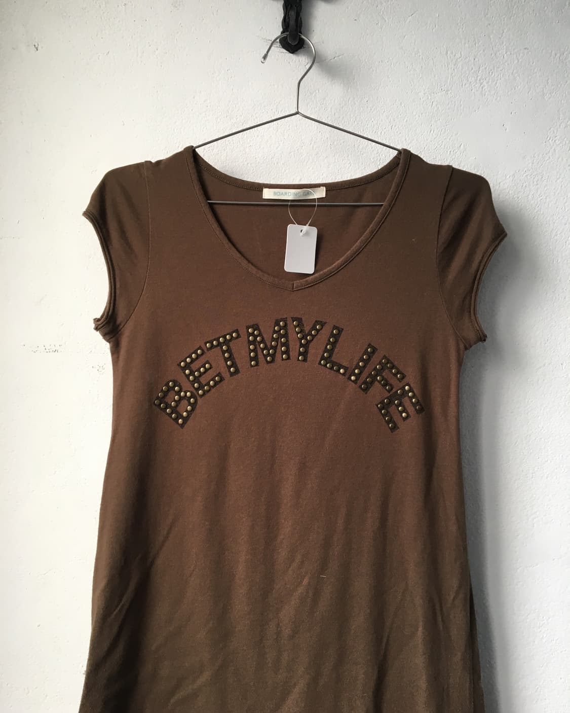 Lettering stud point maxi onepiece 상품이미지3