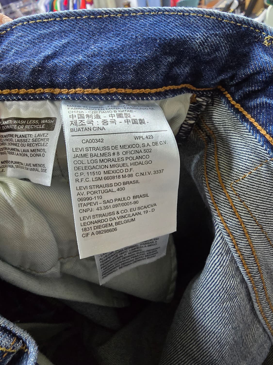 리바이스 501 빈티지 워싱 데님 (1220) 상품이미지6