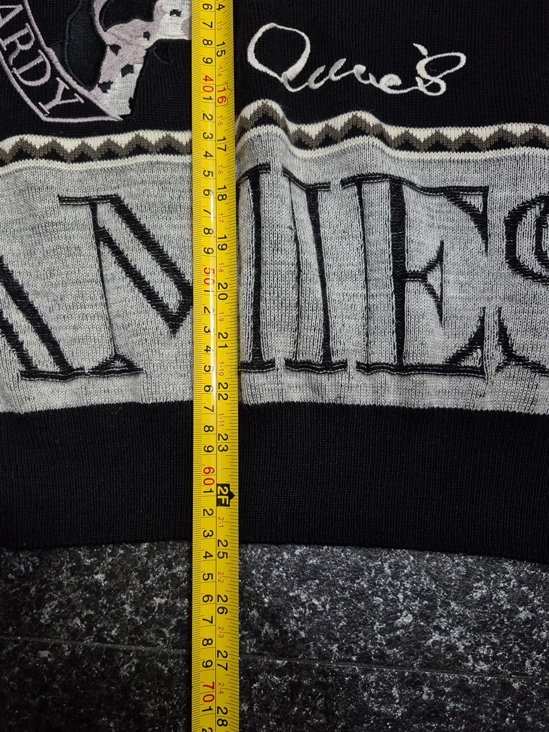 하디 에이미스(Hardy Amies) 런던 빈티지 스웨터 남성 100사이 상품이미지7