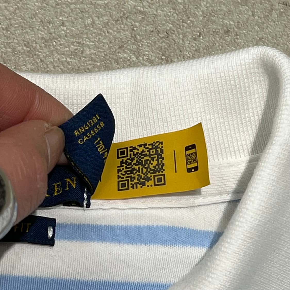 폴로 랄프로렌 신형큐알 반팔카라티 s10573 상품이미지6