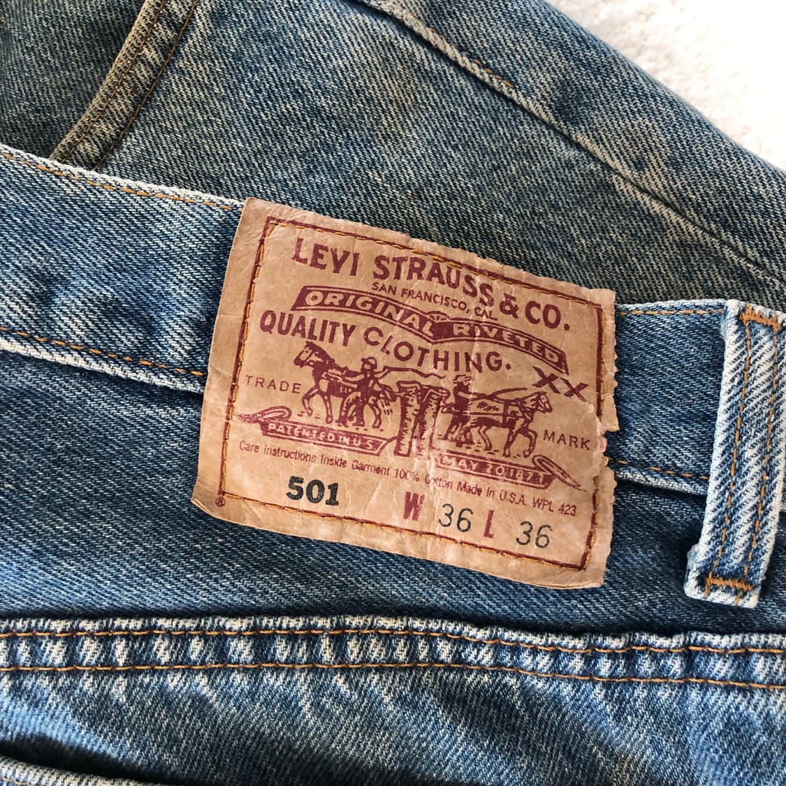 1990s 리바이스 미제 501 데님팬츠  상품이미지10