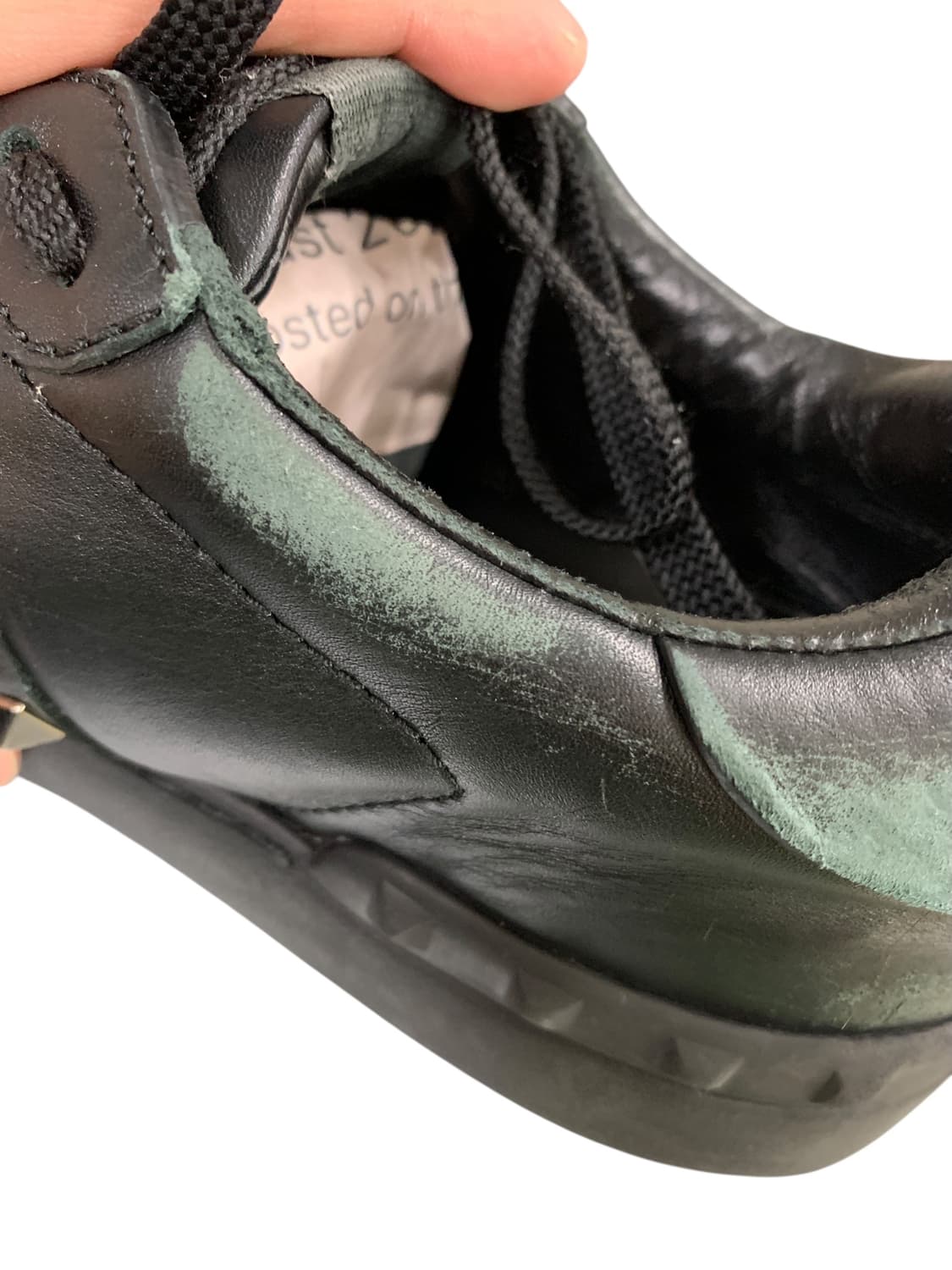 발렌티노 가라바니 락스터드 언타이틀 스니커드 블랙 42(265) 상품이미지10