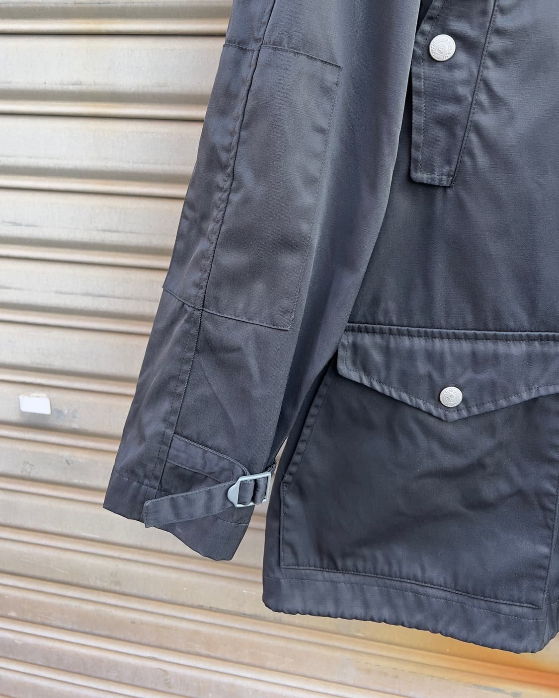 [XL] 90s 아르마니 진스 나일론 스냅 코트 상품이미지3