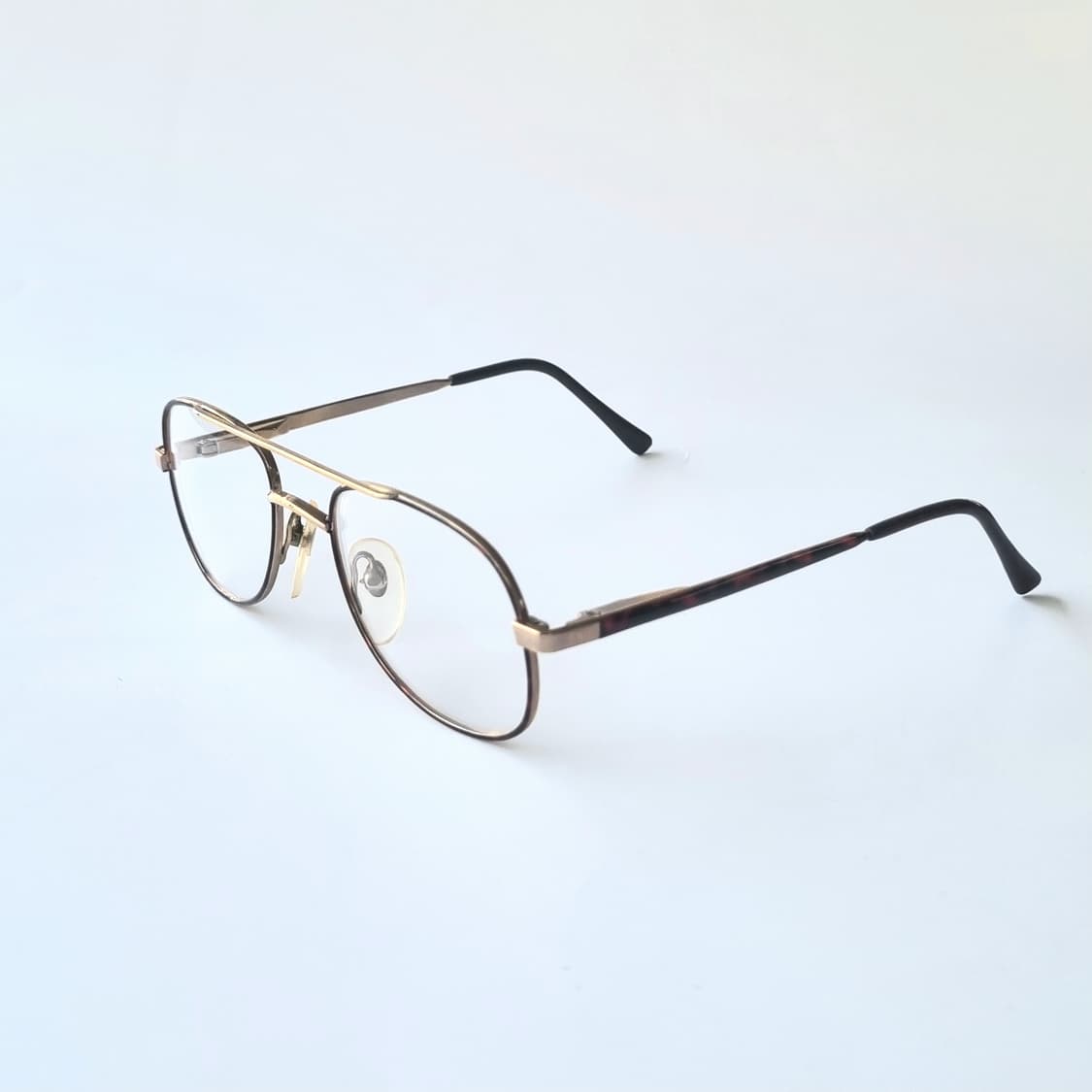 데드스탁 미니멀 긱시크 완성, 슬림 메탈 더블 브릿지 안경테 742 상품이미지3