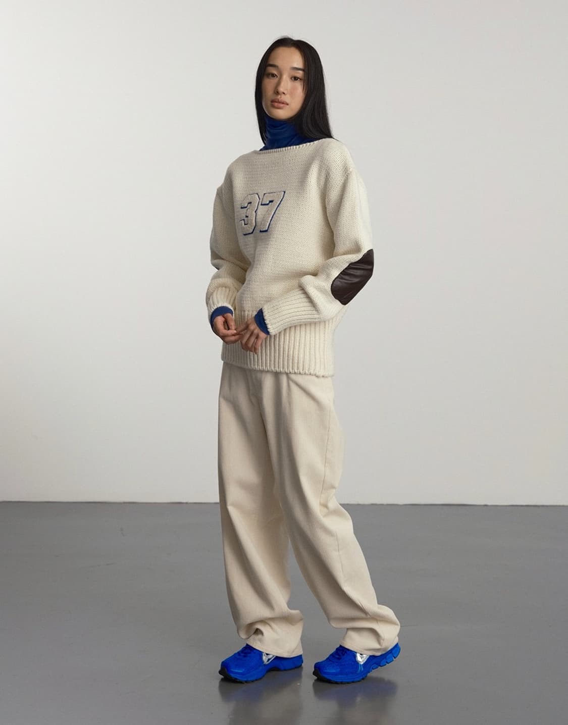 GBH 현주파크 콜라보_VINTAGE FOOTBALL KNIT 상품이미지3