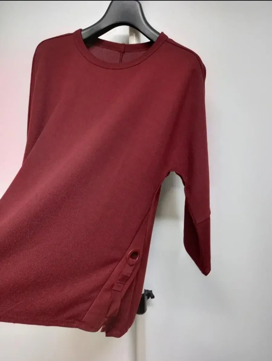 새 SJ WANI 춘추 7부 티 블라우스  55 상품이미지4