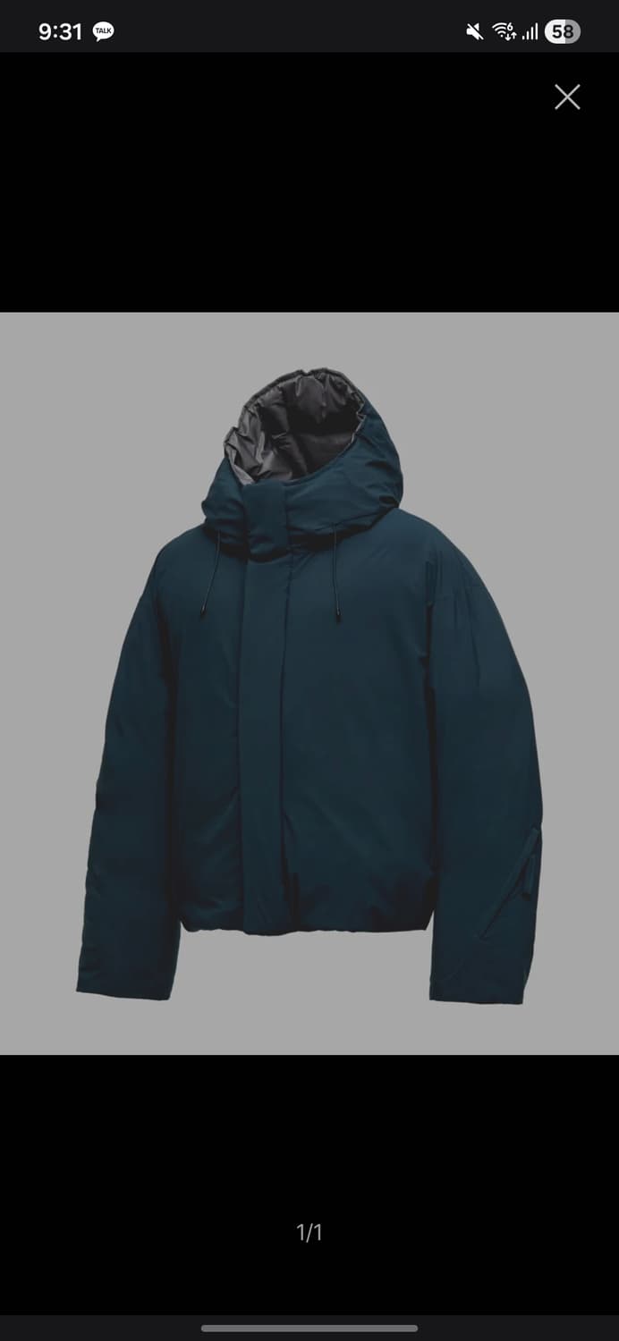 쿠어 워터리펠런트 구스다운 터콰이즈 상품이미지1