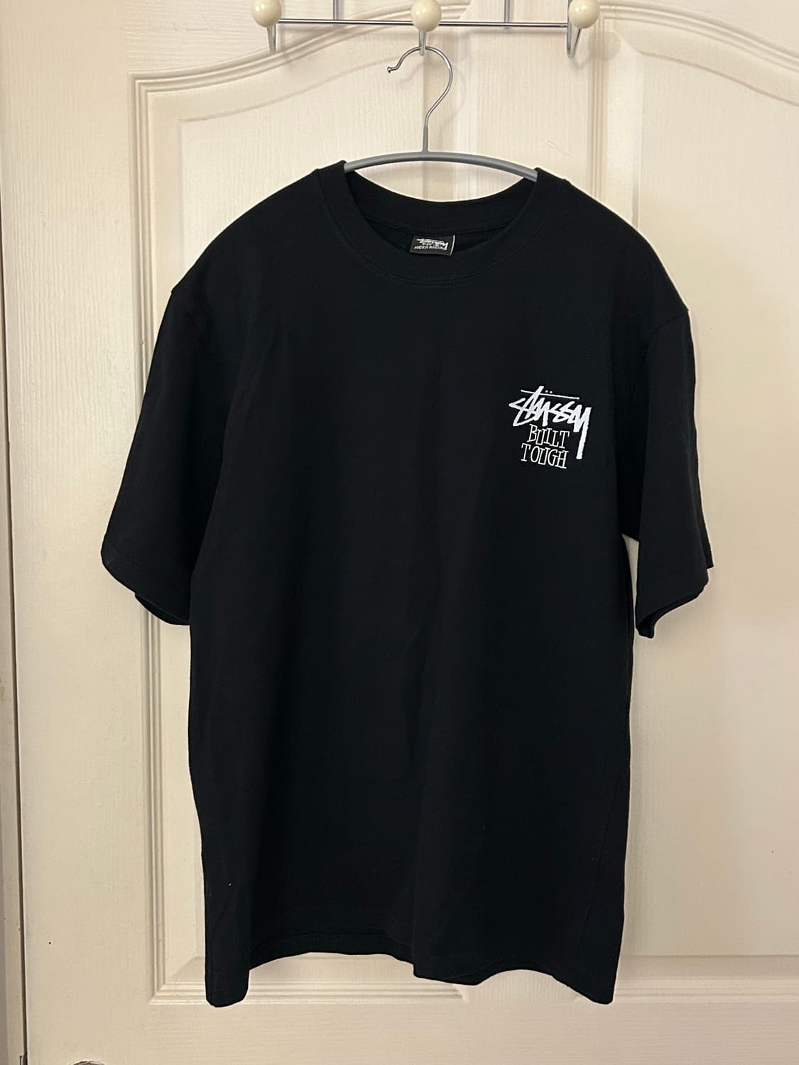 스투시 Built Tough 블랙 반팔 티셔츠 상품이미지1