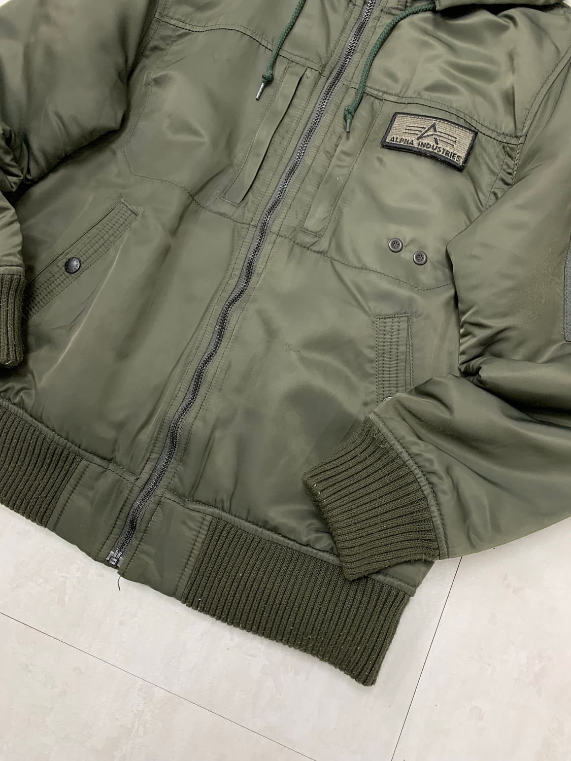 알파인더스트리 후드 항공점퍼 #131 상품이미지4