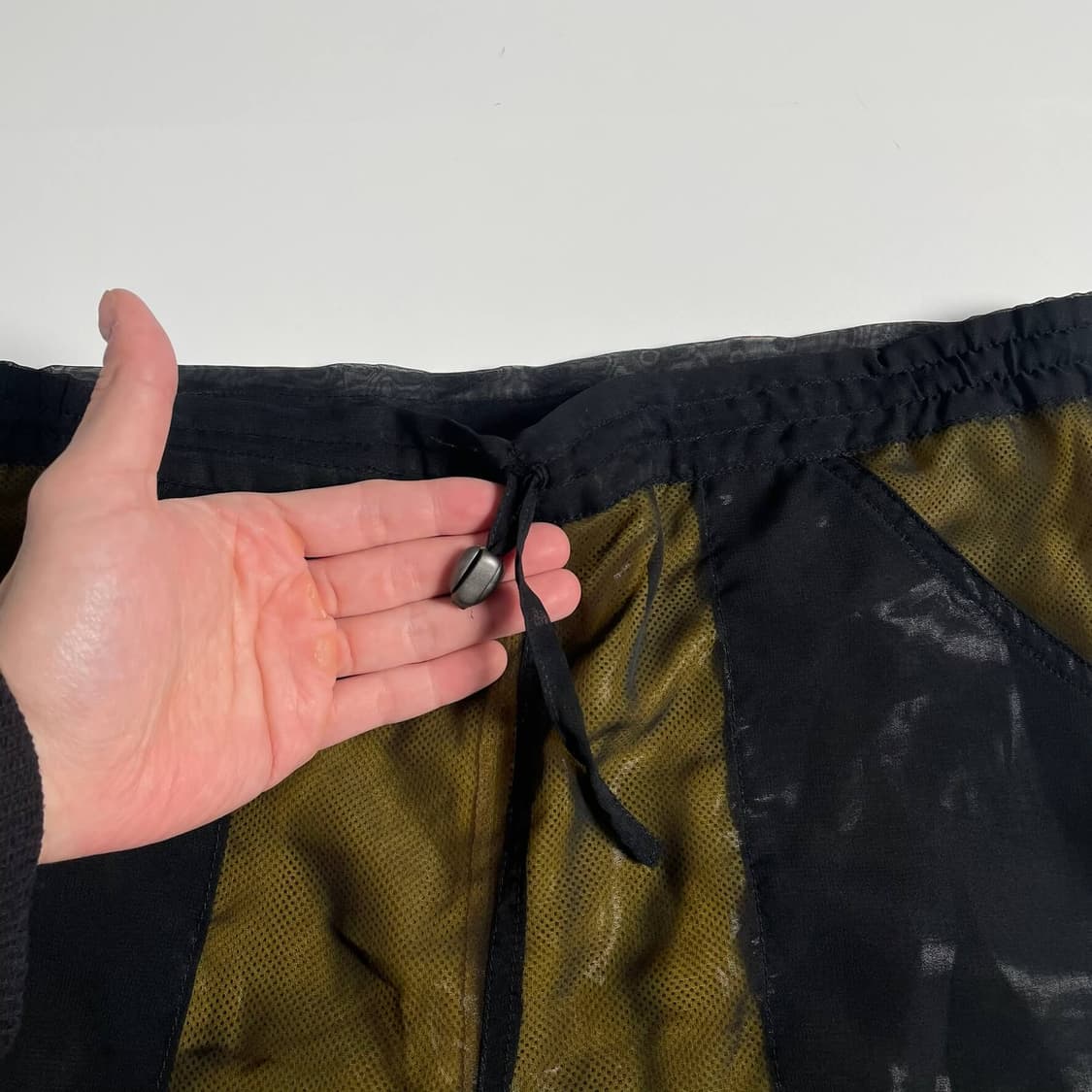 Versace sport 메쉬 폴리 더블 레이어드 팬츠 (italy) 상품이미지7