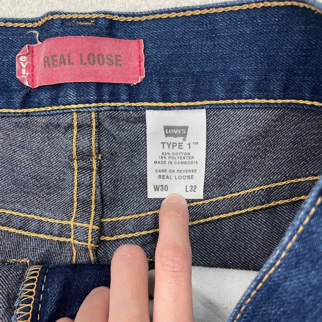LEVI'S 타입원 리얼루즈 W30 L32 상품이미지5