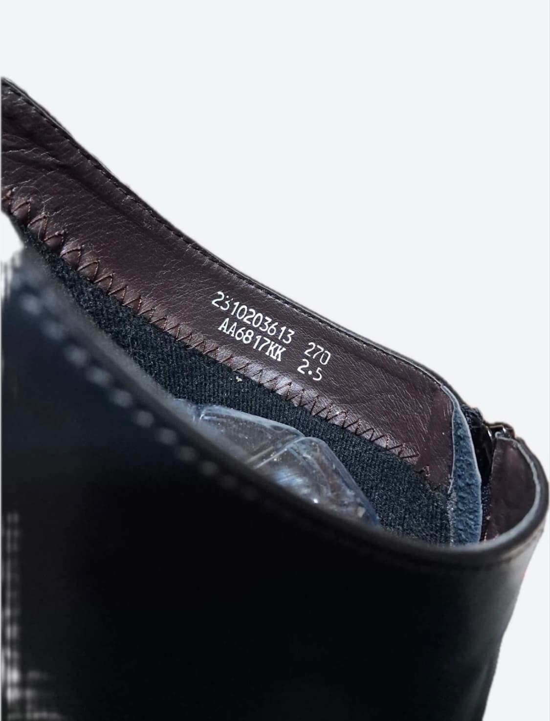 블랙 라이더 및 패션 가죽 롱부츠 270mm 상품이미지2