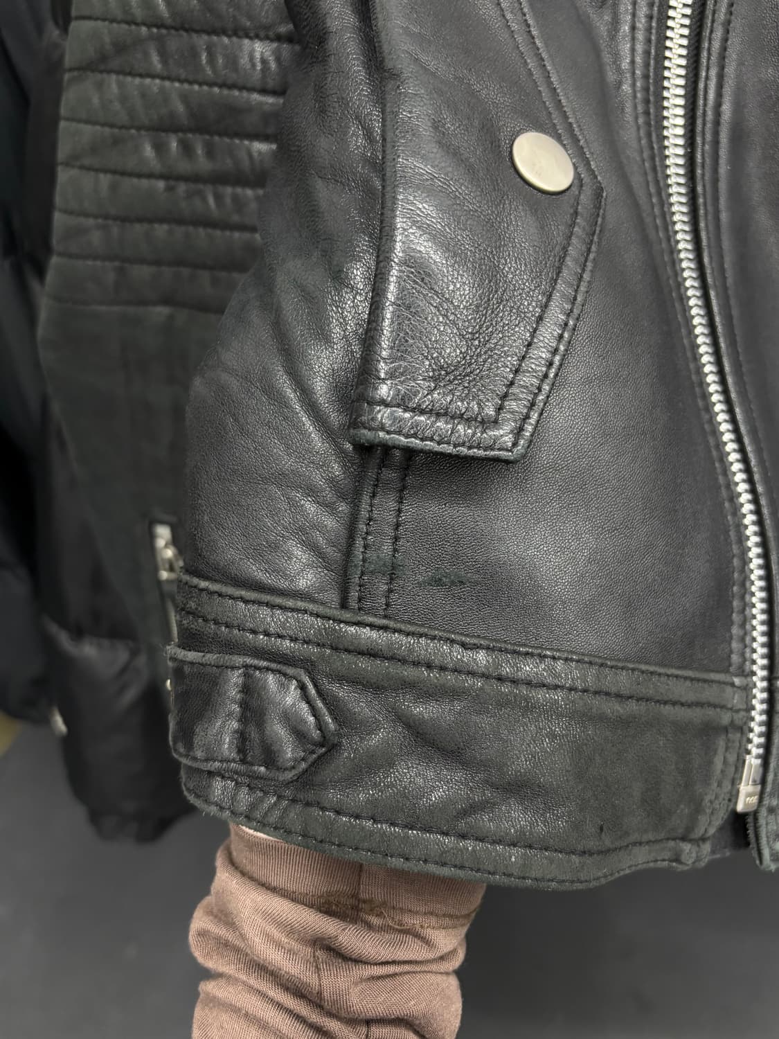 206Homme 바이커 레더자켓 상품이미지6