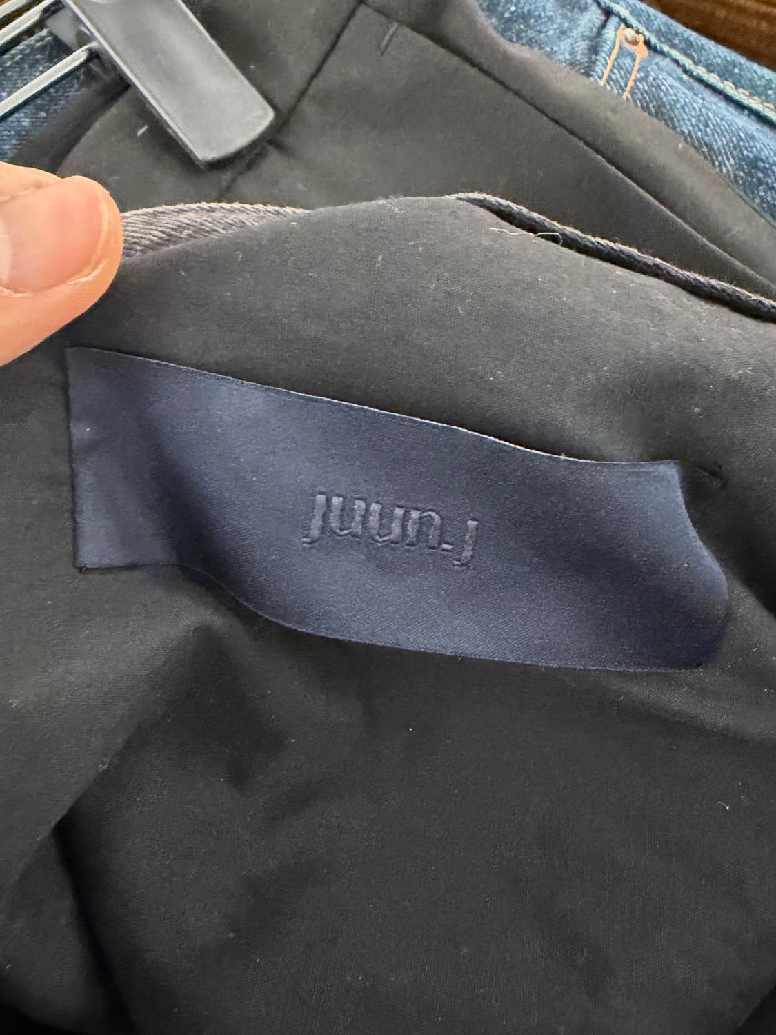 Juun.j two-tone leather pants 50 상품이미지7