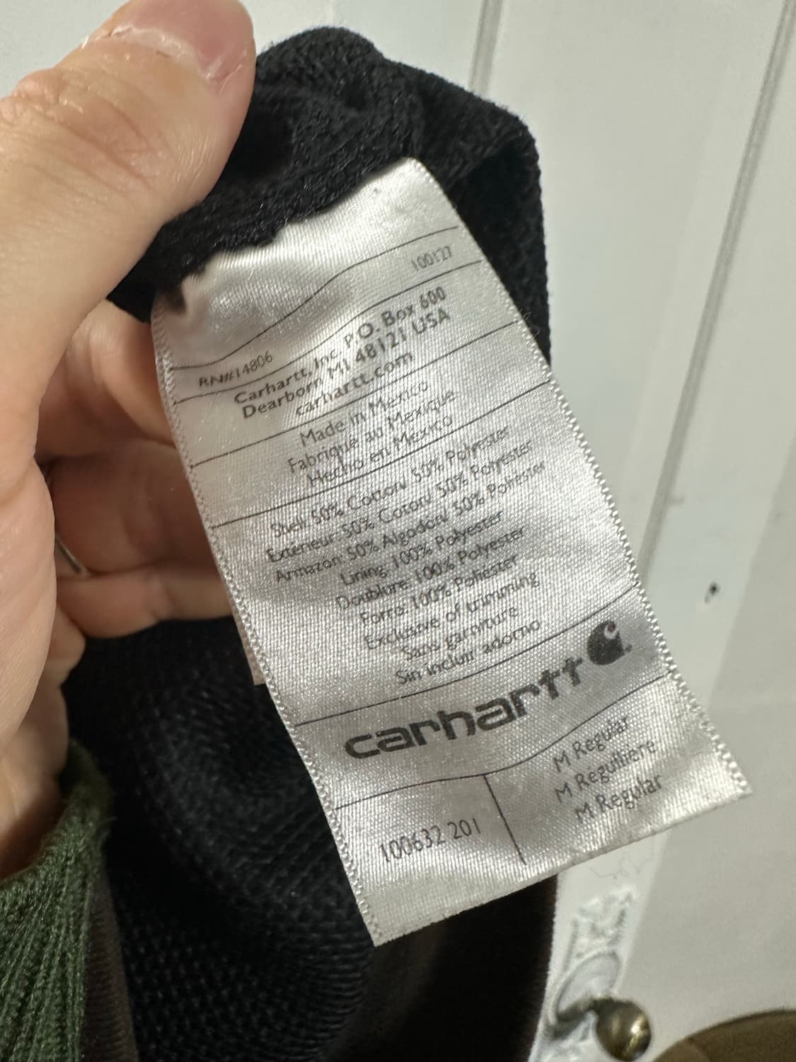 칼하트 써멀 후드집업 상품이미지4