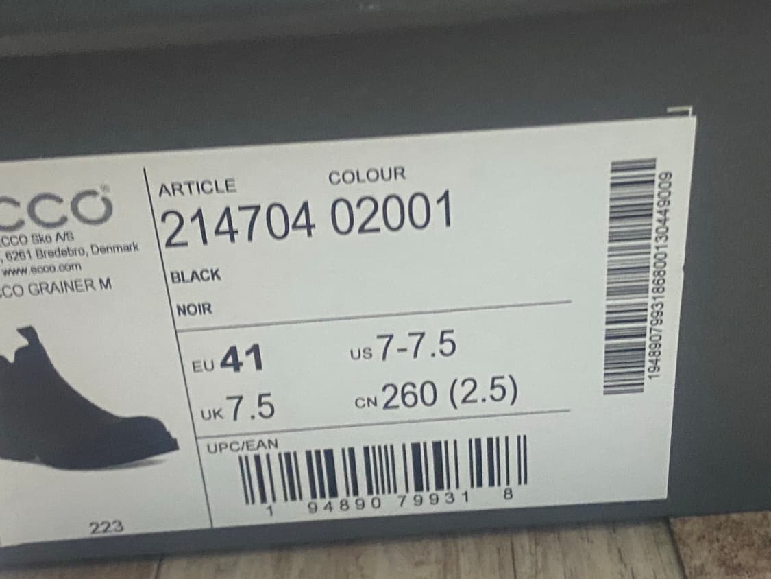 ECCO 첼시부츠 누벅 상품이미지2