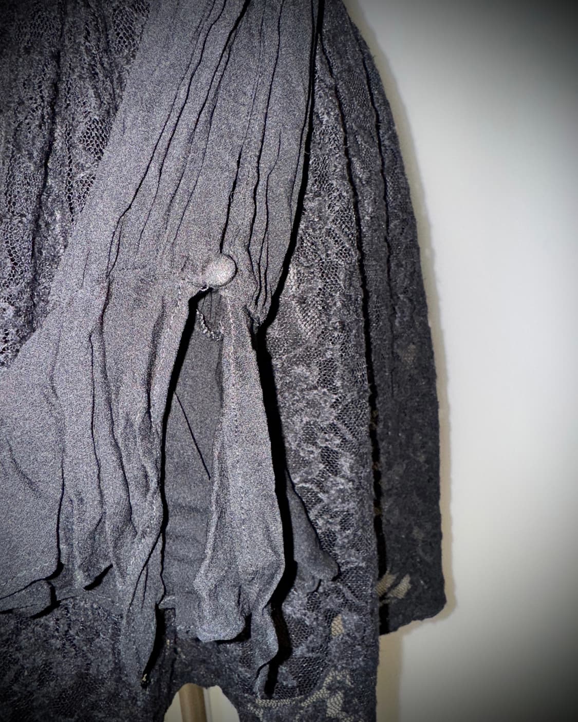 시스루 레이스 고스블라우스 상품이미지7