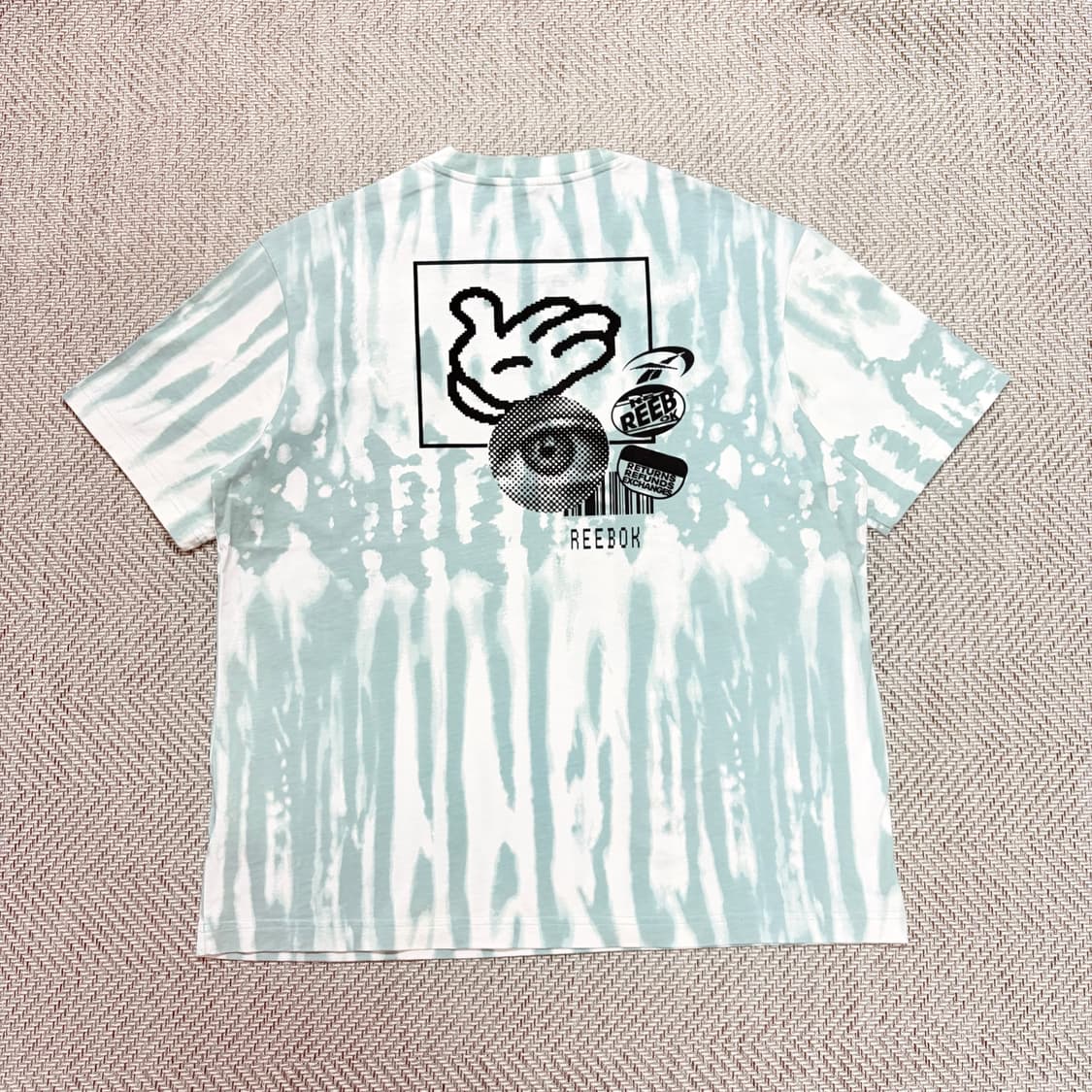 (L)리복 민트 타이다이 반팔티 상품이미지1