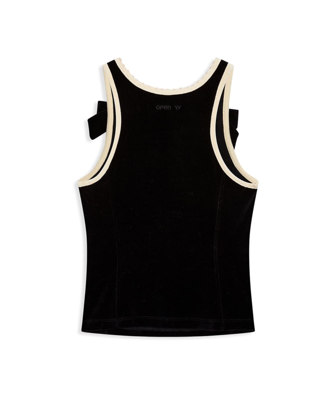 Open yy 벨벳 리본 탑 상품이미지3