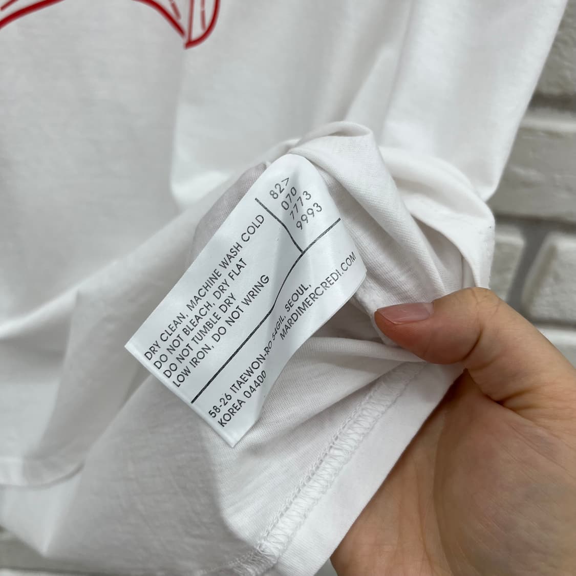 마르디 메크르디 반팔티- 치수확인! 상품이미지3