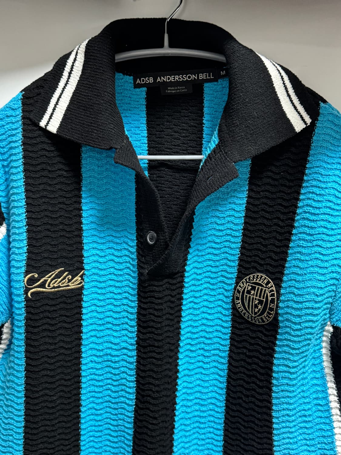 앤더슨벨 스트라이프 사커 폴로 스웨터 상품이미지6