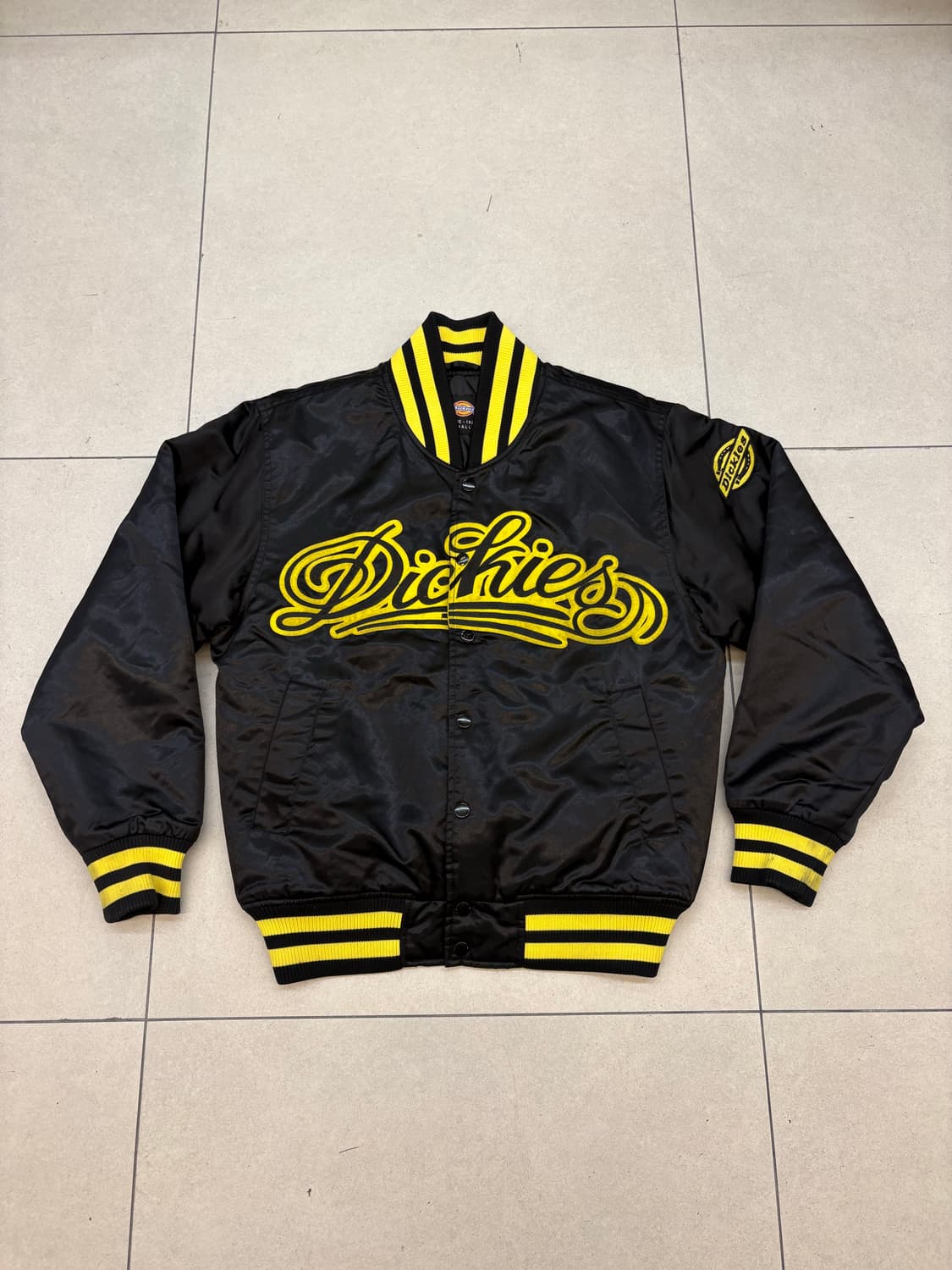 디키즈 로고 바시티 봄버 자켓 상품이미지3