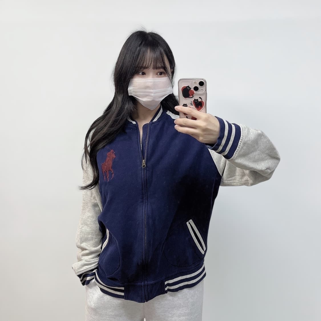 폴로 랄프로렌 빅 포니 로고 스웻 자켓 상품이미지1