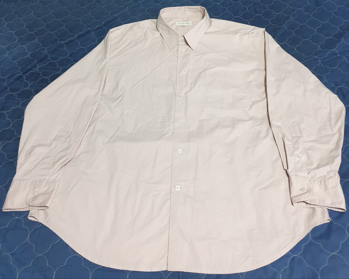 (단종매물) 토마스모어 나일로혼방 페이퍼셔츠 샌드베이지 (L) 상품이미지1