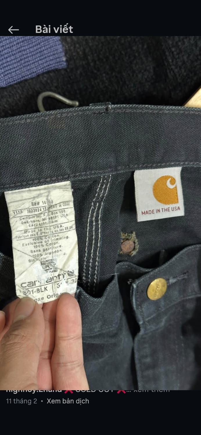 Carhartt B01 BLK Vintage 상품이미지1