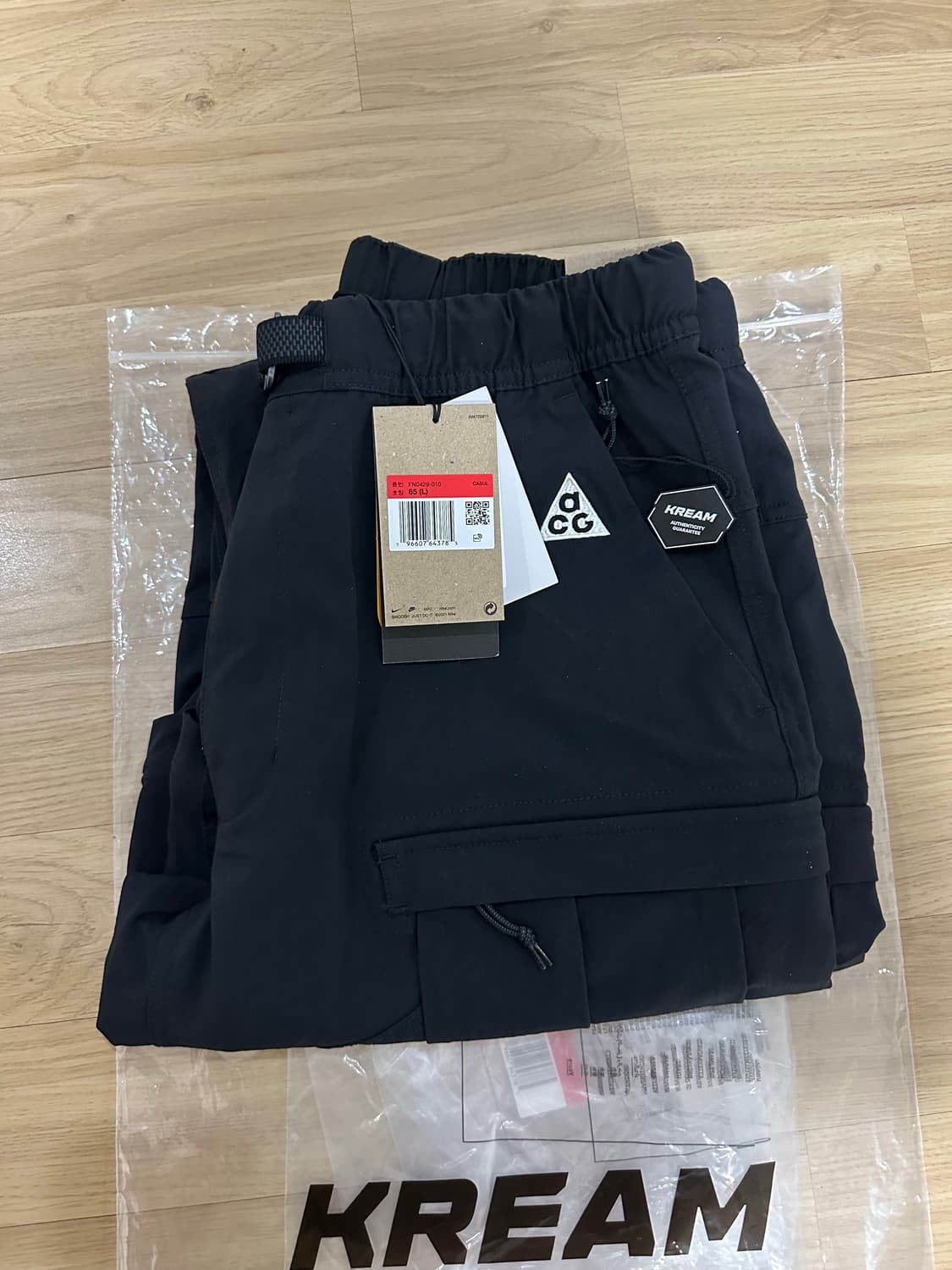 [판매] 나이키 ACG 스미스 서밋 카고팬츠 블랙 L 새제품  상품이미지4