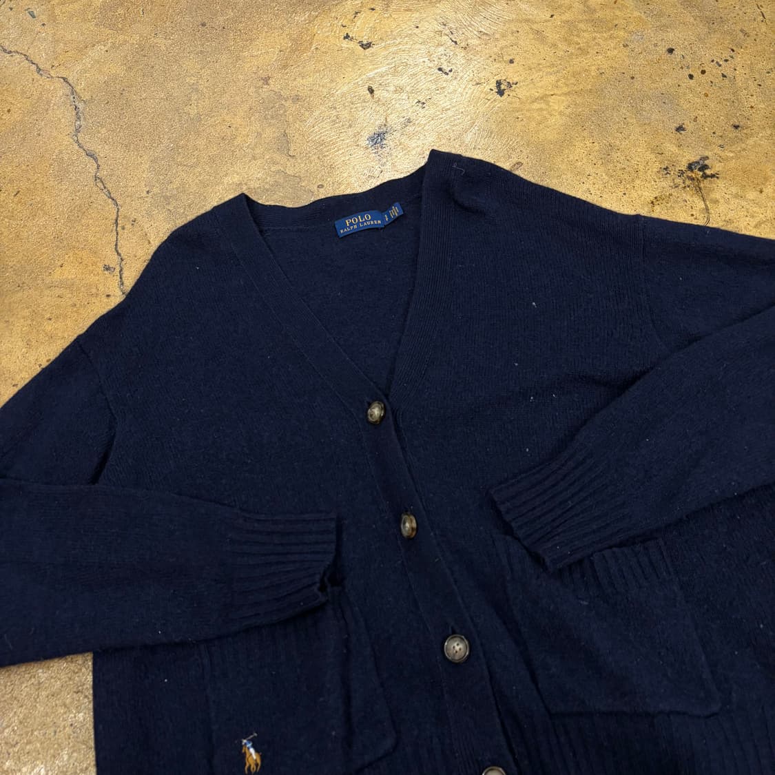 폴로 랄프로렌 네이비 브이넥 니트 가디건 상품이미지1