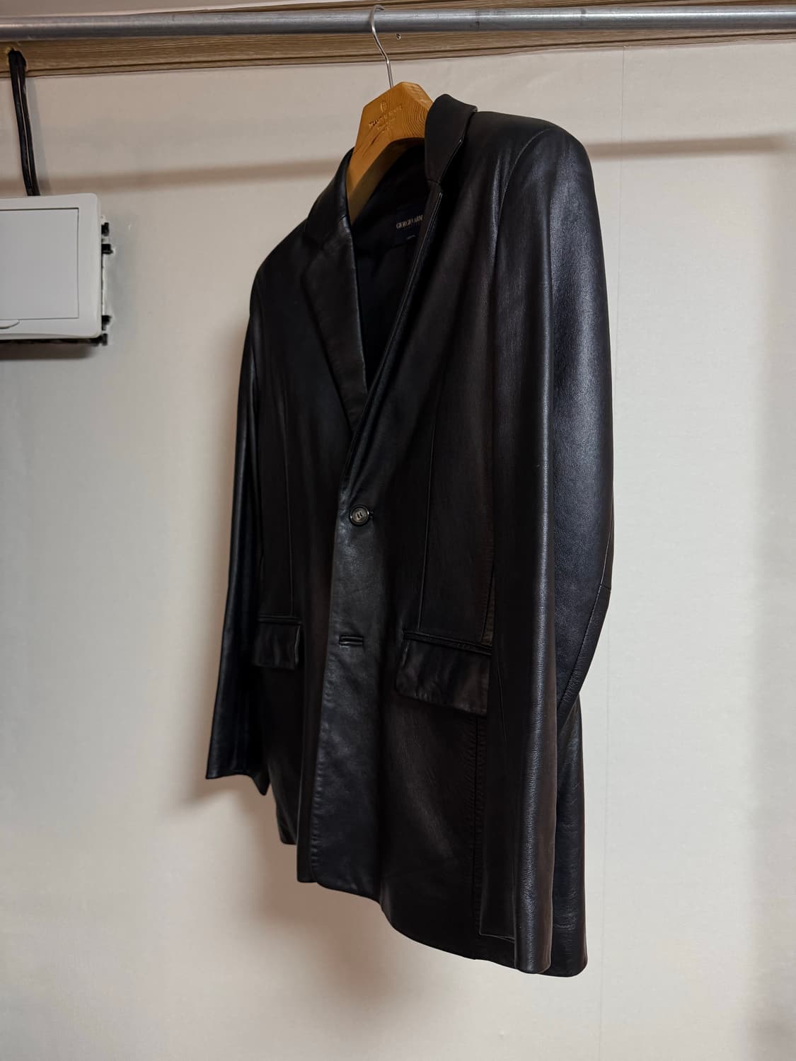 조르지오 아르마니 클라시코 가죽 블레이저 상품이미지2