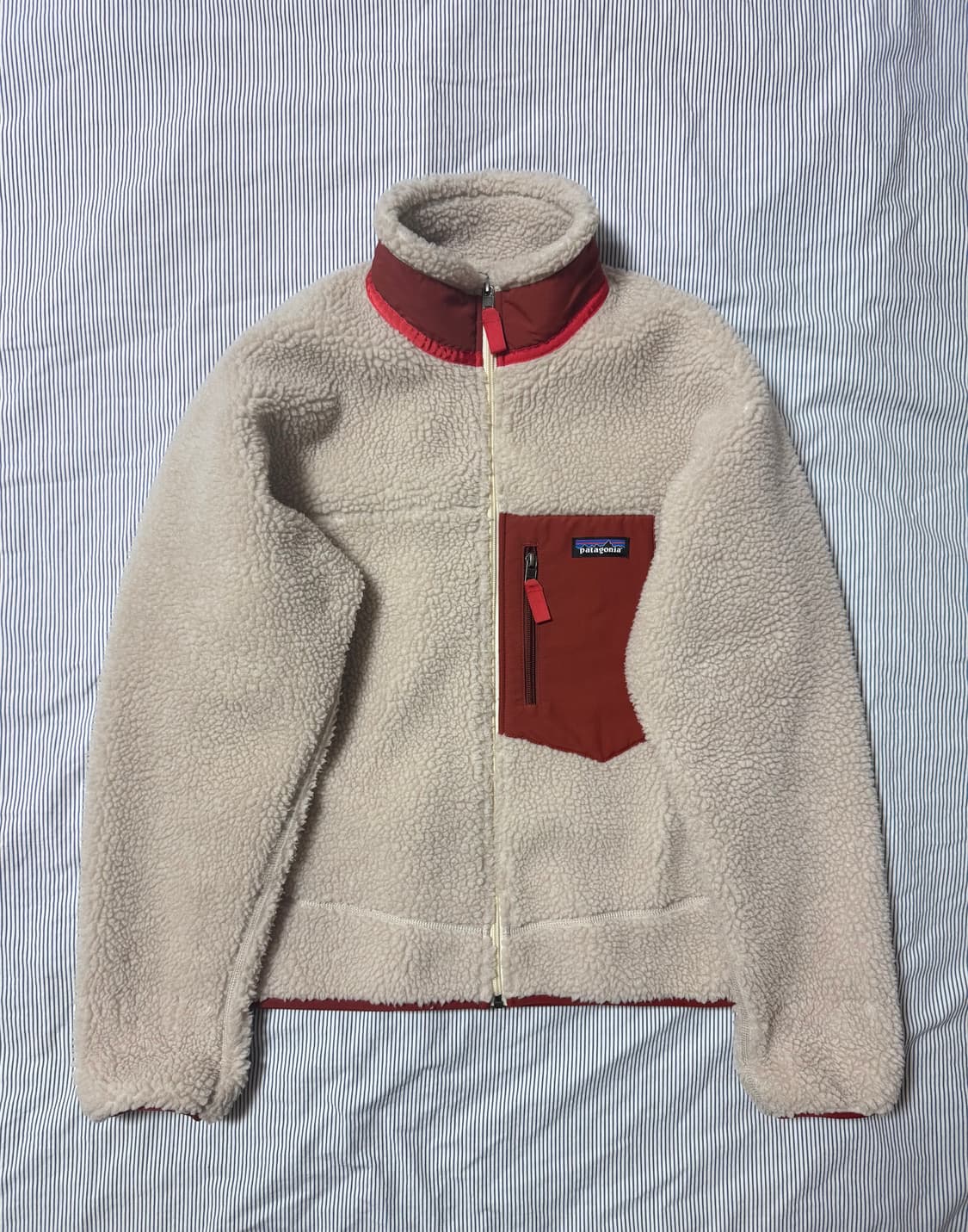 (SS급) 파타고니아 클래식 레트로 X 자켓 내츄럴 반 레드  상품이미지3