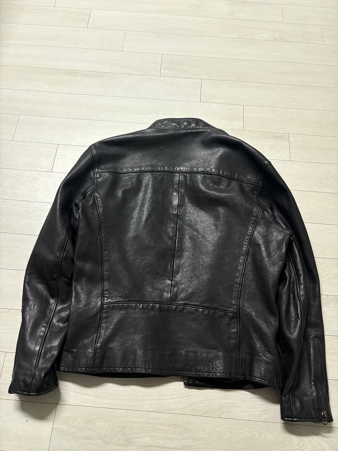 폴로 랄프 로렌 램스킨 카페레이서 레더 자켓 (M) 상품이미지6