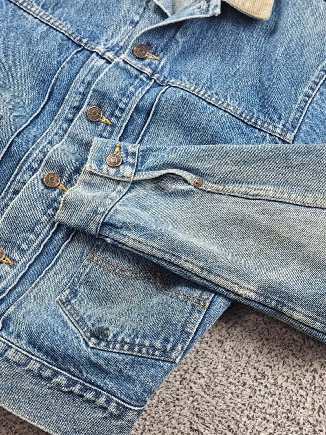 80's USA 폴로랄프로렌 워크 데님 트러커 자켓 (M)/ 10797 상품이미지6