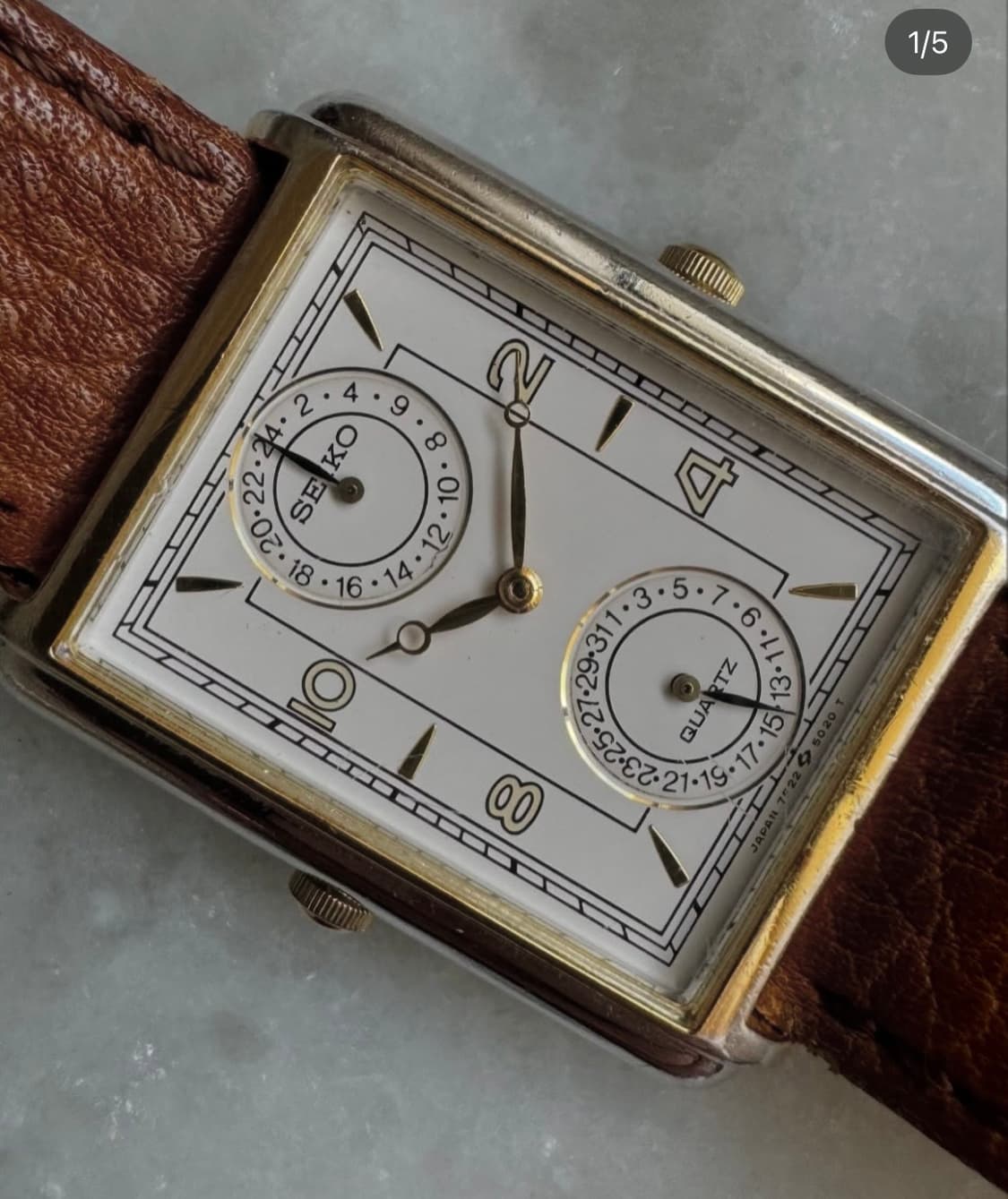 세이코 빈티지 시계 탱크 듀얼 상품이미지1