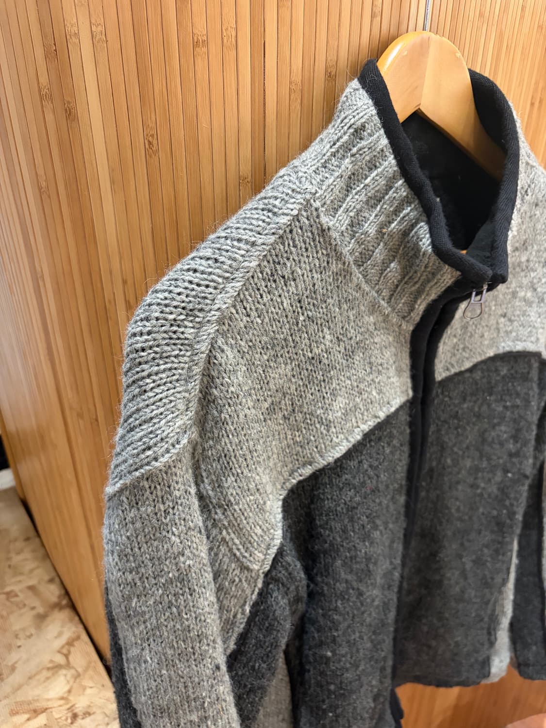 ARAN SWEATER MARKET WOOL ZIP UP 상품이미지2