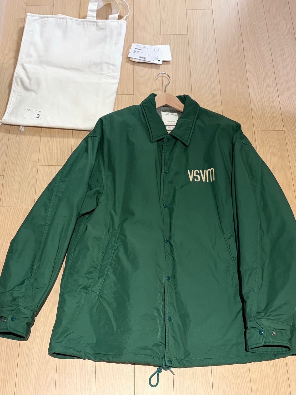 [새제품, 3] 비즈빔 23ss 코치 자켓 그린 상품이미지1