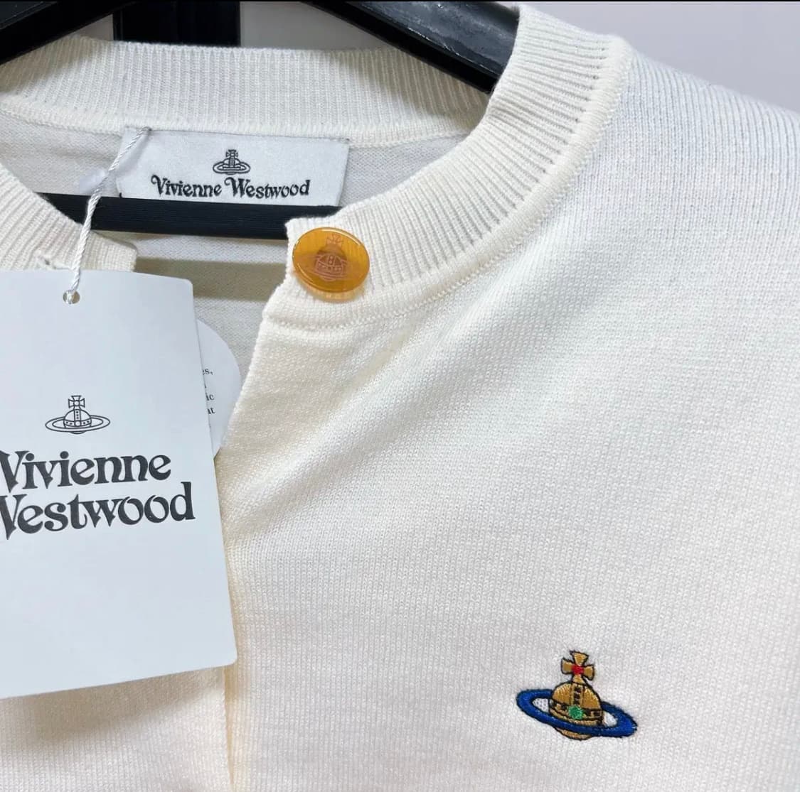 오늘만)비비안웨스트우드 가디건 아이보리 s 상품이미지2