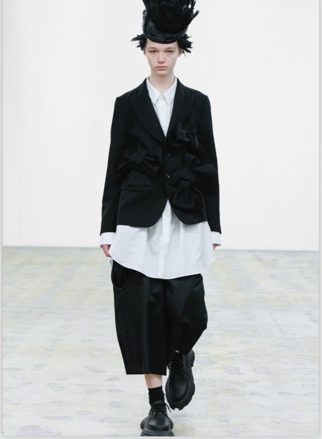 24aw Ribbon applique Blazer 상품이미지2