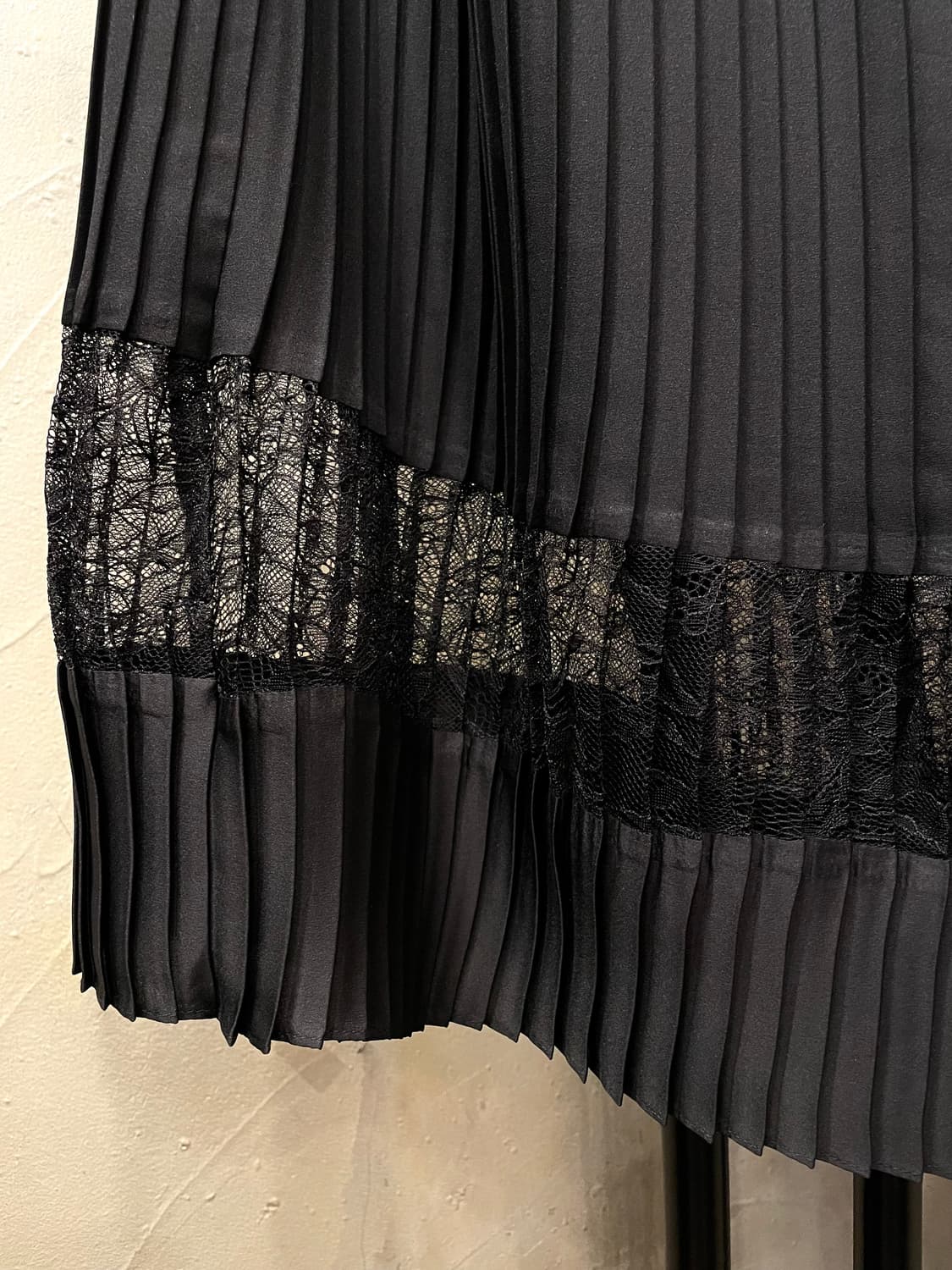 도나 카란 플리츠 레이스 스커트 상품이미지3