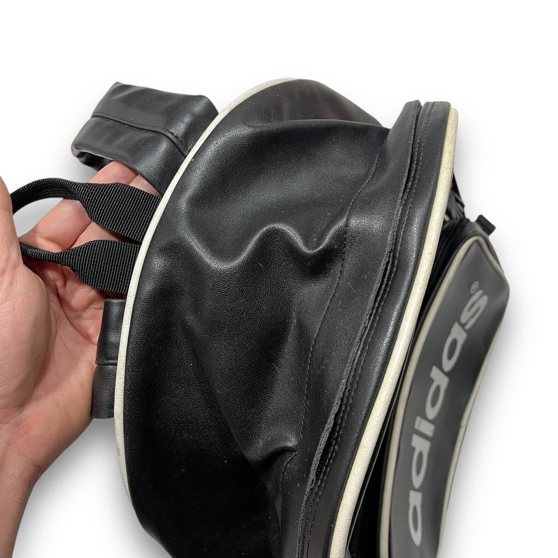 아디다스 90s 빅로고 락시크 비건레더 다크 백팩 상품이미지7