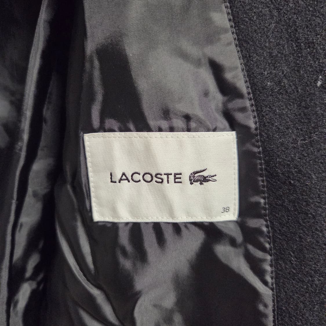 Lacoste 라코스테 일본판 여성 울 코트 M 상품이미지6