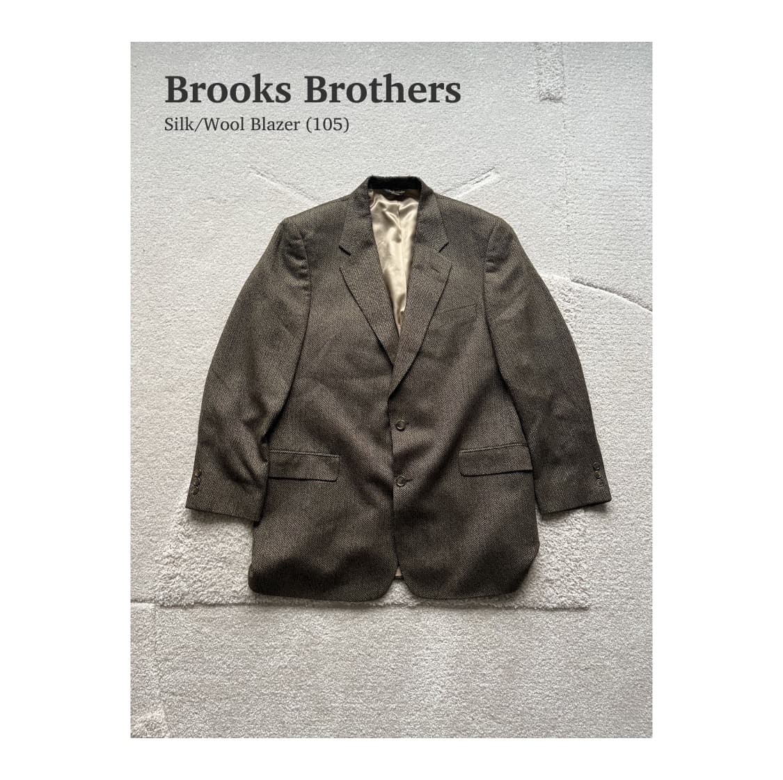 브룩스 브라더스 실크 울 블레이저 (105) 상품이미지1